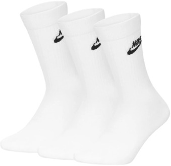 Nike Calcetines Essential Dx5025 Nike , Wit , Unisex - 38/42,42/46