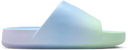 Nike Calm Slippers en Sandalen Dames - Blauw - Maat 35.5 - Mesh/Synthetisch Blue