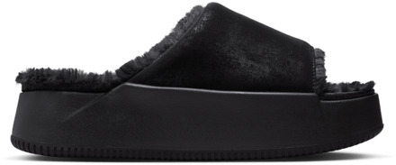 Nike Calm Slippers en Sandalen Dames - Zwart - Maat 38 - Mesh/Synthetisch Black