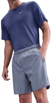 Nike Challenger 7in Brief-Lined Short Hardloopshorts Heren-blaugrau, zilver - XL