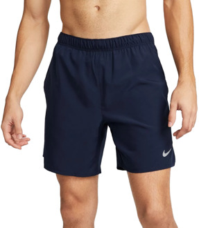 Nike challenger hardloopshort blauw heren heren - S