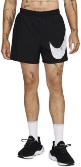 Nike Challenger Swoosh hardloopshort heren Zwart - L