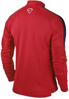 Nike Childrens/kids squad 15 ignite quarter zip training top - maat 128 Rood