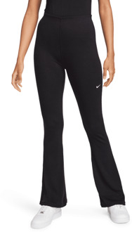 Nike Chill Knit Leggings Dames - Zwart - Maat 44 - Katoen Jersey Black