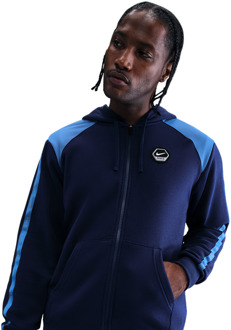 Nike City Side Hoodies Heren - Blauw - Maat L - Katoen Fleece Blue