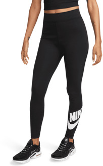 Nike Classics Leggings Dames - Zwart - Maat 40 - Katoen Jersey Black