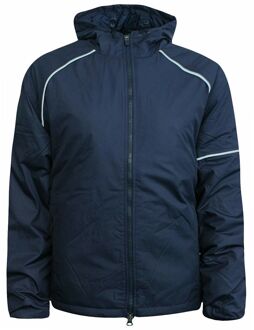 Nike ClimaFit Long Sleeve Zip Up Navy Blue Womens Hooded Jacket 261406 NAVY Blauw