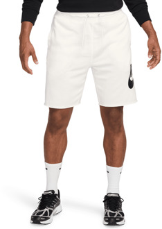 Nike Club Alumni Korte Broeken Heren - Wit - Maat XXL - Katoen Jersey White
