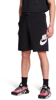 Nike Club Alumni Korte Broeken Heren - Zwart - Maat M - Katoen French Terry Black