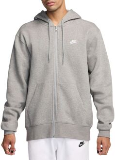 Nike Club Bb Full-Zip Sportjas Heren-Grijs - M