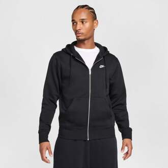 Nike Club Bb Full-Zip Sportjas Heren-Zwart - XL