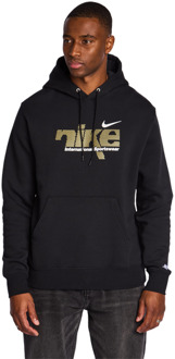 Nike Club Bb Hoodies Heren - Zwart - Maat M - Katoen Fleece Black