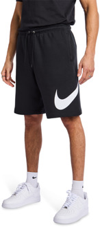 Nike Club Bb Korte Broeken Heren - Zwart - Maat XS - Katoen Fleece Black