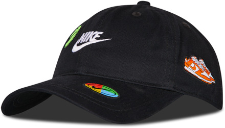 Nike Club Cap Petten Unisex - Zwart - One Size Black