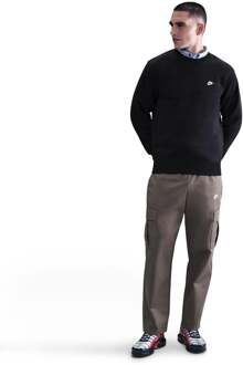 Nike Club Crew Sweatshirt Heren-Zwart - XS,S,M,L,XL,XXL