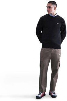 Nike Club Crew Sweatshirt Heren-Zwart - XS,S,M,L,XXL