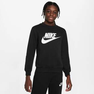 Nike Club Fleece Crew Sweatshirt Kinderen-zwart - XL