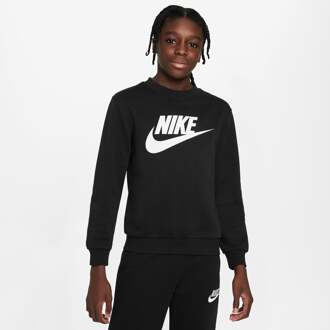 Nike Club Fleece Crew Sweatshirt Kinderen-zwart - XS,S,M,L,XL