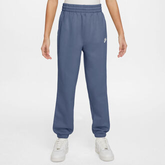 Nike Club Fleece Loose Trainingsbroek Meisjes blauwgrijs - XS