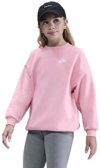 Nike Club Fleece Oversized Crew Sweatshirt Meisjes-Roze - XS,S,M,L,XL