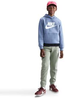 Nike Club Fleece Sweater met capuchon Kinderen-blaugrau,wit - L