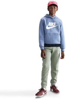 Nike Club Fleece Sweater met capuchon Kinderen-blaugrau,wit - S,M