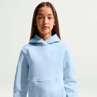 Nike Club Fleece Sweater met capuchon Kinderen lichtblauw - XS