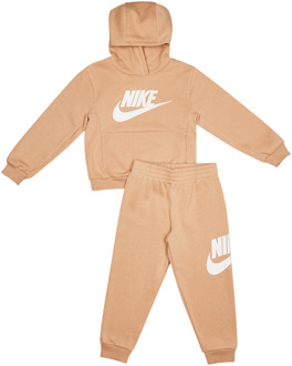 Nike Club Hbr Trainingspakken Baby - Bruin - Maat 86 - 92 CM Brown