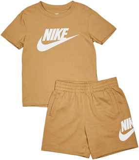 Nike Club Hbr Trainingspakken Peuter - Beige - Maat 98 - 104 CM