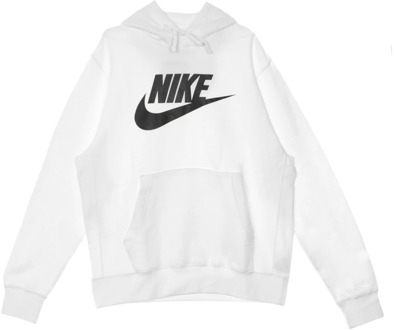 Nike Club Hoodie Streetwear Nike , White , Heren - Xl,3Xl
