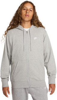 Nike Club Hoodies Heren - Grijs - Maat L - Katoen Jersey Grey