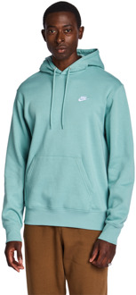 Nike Club Hoodies Heren - Groen - Maat XL - Katoen Fleece Green