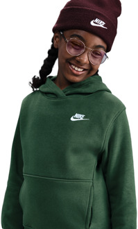 Nike Club Hoodies Kinder - Rood - Maat 147 - 158 CM - Katoen Fleece Red