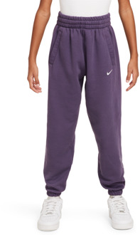 Nike Club Loose Broeken Kinder - Paars - Maat 128 - 137 CM - Katoen Fleece Purple