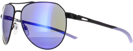 Nike Club Negen DQ0799 012 satijn zwart grijs ultraviolet zonnebril - One Size