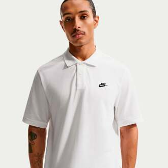 Nike Club Pique Polo Heren wit - XL