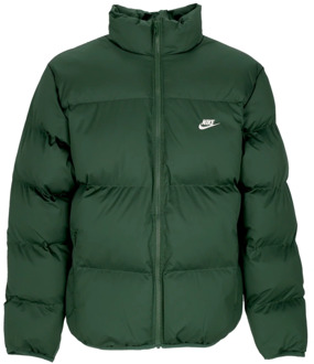 Nike Club Puffer Jacket Fir/White Nike , Green , Heren - Xl,L,M