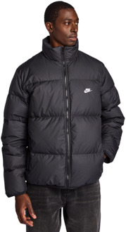 Nike Club Puffer Jassen Heren - Zwart - Maat XS - Down Black
