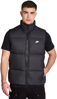 Nike Club Puffer Vest Jassen Heren - Zwart - Maat M - Poly Woven Black