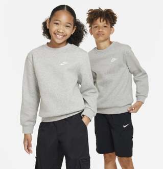 Nike Club Sweatshirts Kinder - Grijs - Maat 128 - 137 CM Grey