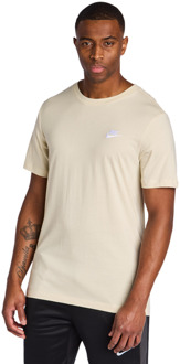 Nike Club T-shirts Heren - Beige - Maat M