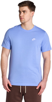 Nike Club T-shirts Heren - Blauw - Maat S Blue