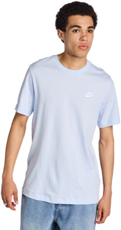 Nike Club T-shirts Heren - Blauw - Maat XS Blue