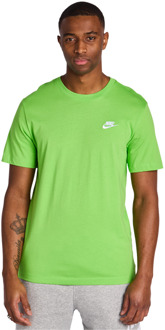 Nike Club T-shirts Heren - Groen - Maat XXL Green