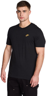 Nike Club T-shirts Heren - Zwart - Maat M Black