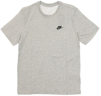 Nike Club Tee Streetwear T-Shirt Nike , Gray , Heren - 2Xl,Xl,L,M,S,3Xl