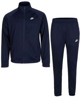 Nike Club Trainingspak Heren-Donkerblauw,Wit - L