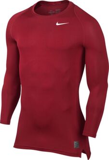 Nike Cool Compressie Shirt Red Rood - 2XL