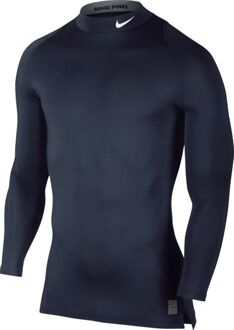 Nike Cool Compression LS Mock Top Navy darkblue