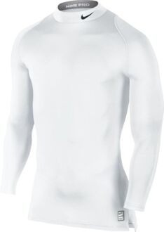 Nike Cool Compression LS Mock Top White - 2XL